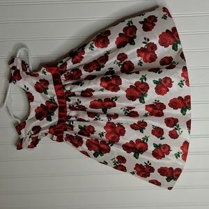 Gymboree Formal Red Roses Dress